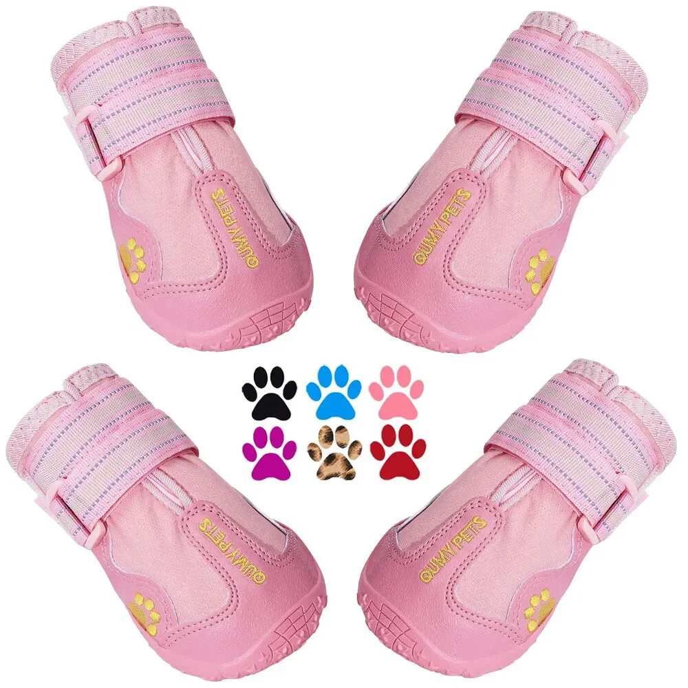 Dog Shoes for Large Dog Boots & Paw Protectors for Snow & Hot Pavement
